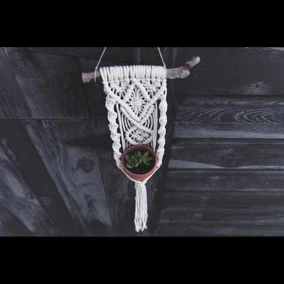 Handmade Macrame Plant Hanger - Picture 3 of 4